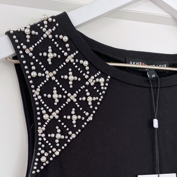 NWT Generation Love Sleeveless Beaded Top - Picture 3 of 9